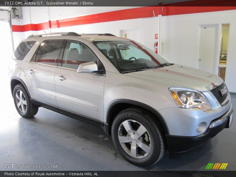 Quicksilver Metallic / Ebony 2012 GMC Acadia SLT