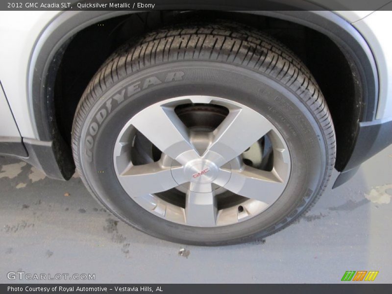 Quicksilver Metallic / Ebony 2012 GMC Acadia SLT