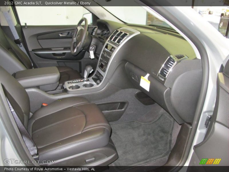 Quicksilver Metallic / Ebony 2012 GMC Acadia SLT