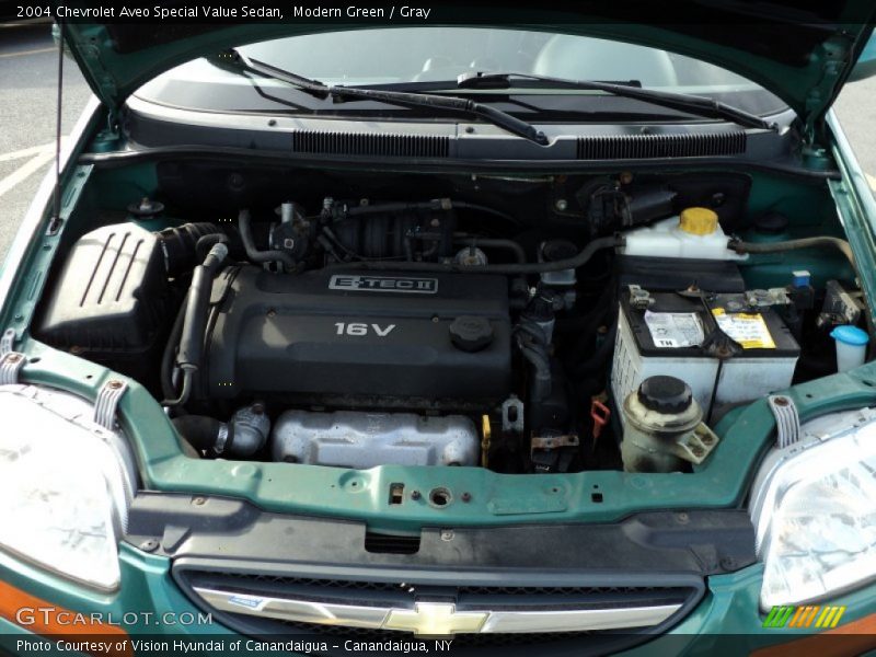  2004 Aveo Special Value Sedan Engine - 1.6 Liter DOHC 16-Valve 4 Cylinder