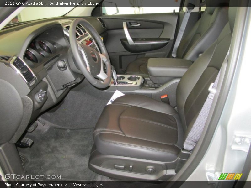 Quicksilver Metallic / Ebony 2012 GMC Acadia SLT