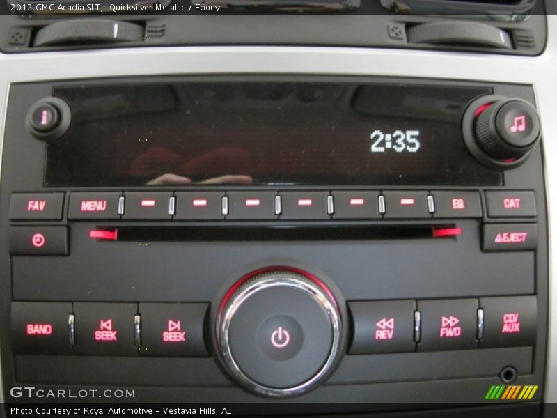 Quicksilver Metallic / Ebony 2012 GMC Acadia SLT