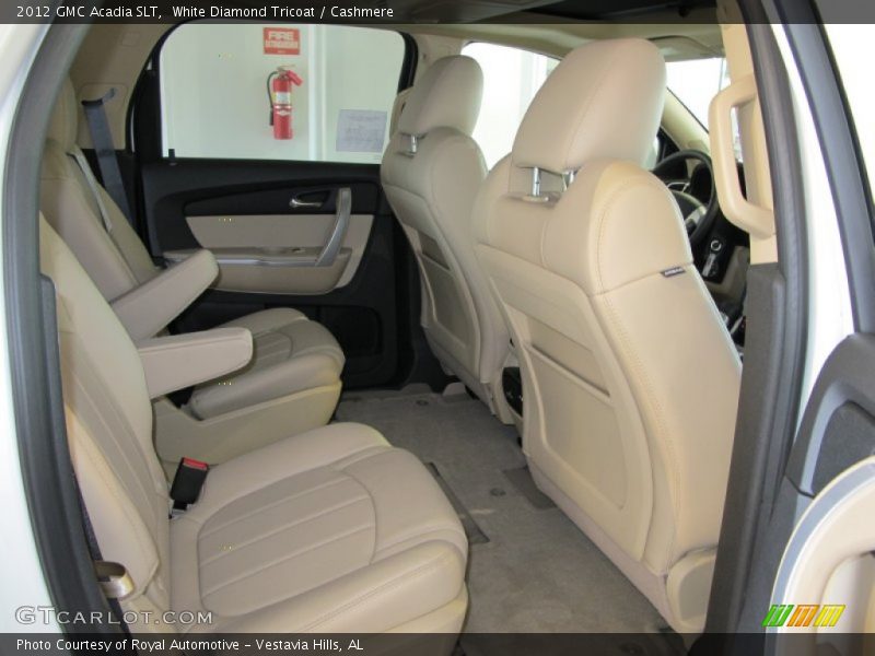 White Diamond Tricoat / Cashmere 2012 GMC Acadia SLT