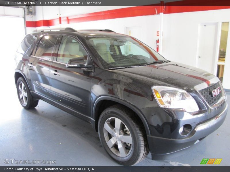 Carbon Black Metallic / Cashmere 2012 GMC Acadia SLT