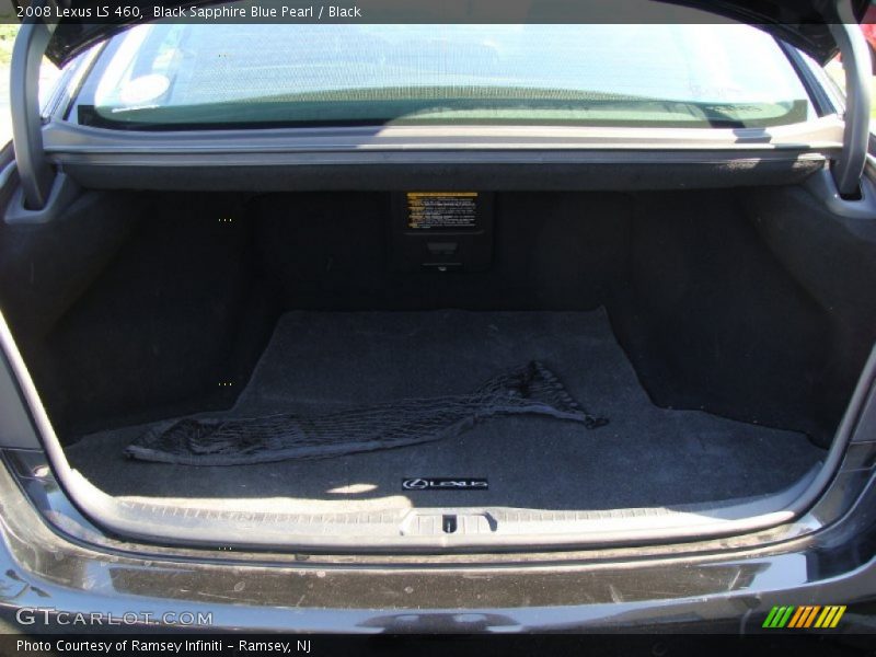 Black Sapphire Blue Pearl / Black 2008 Lexus LS 460