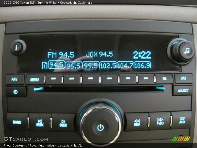 Audio System of 2012 Yukon SLT