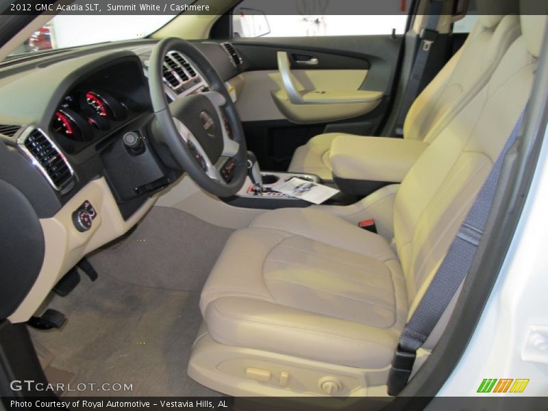 Summit White / Cashmere 2012 GMC Acadia SLT