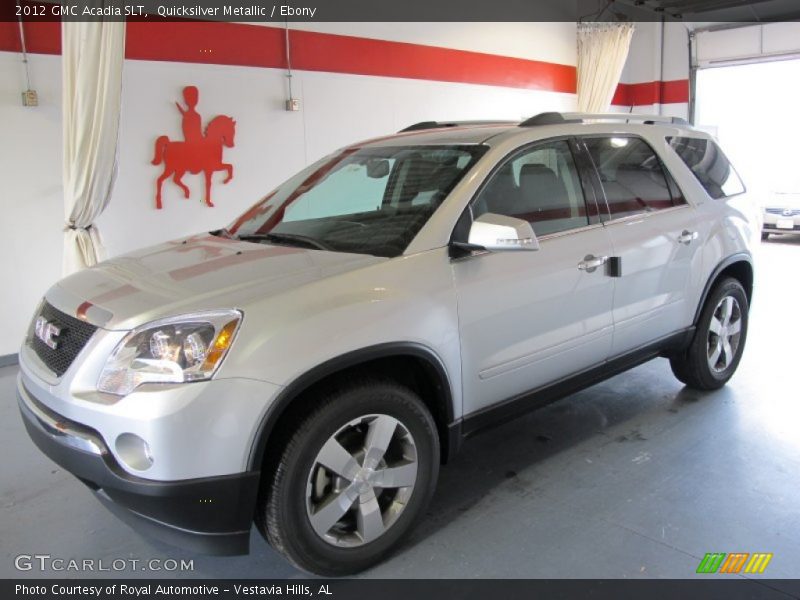 Quicksilver Metallic / Ebony 2012 GMC Acadia SLT