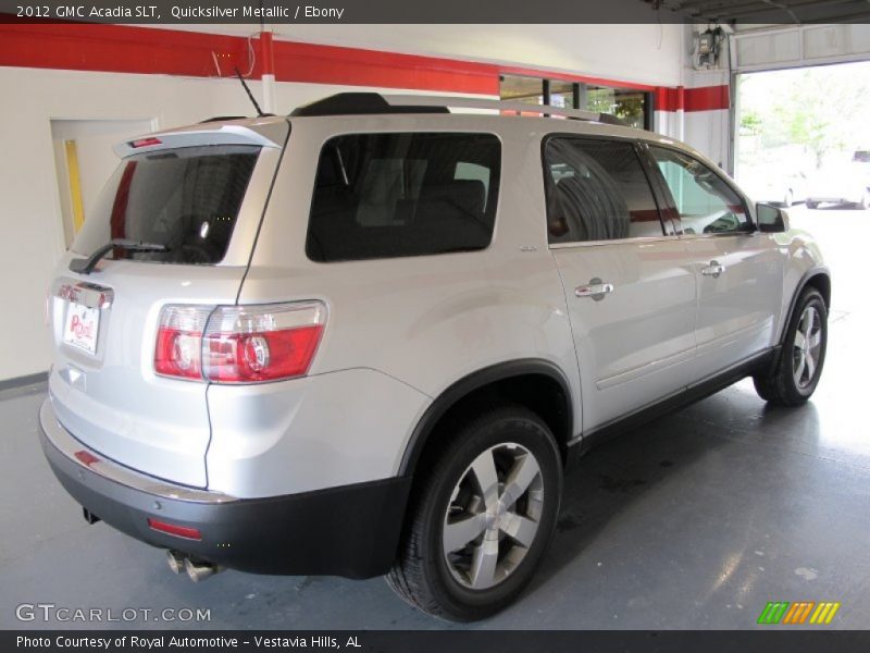 Quicksilver Metallic / Ebony 2012 GMC Acadia SLT