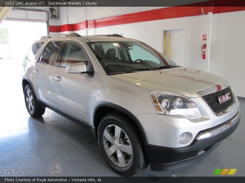 Quicksilver Metallic / Ebony 2012 GMC Acadia SLT