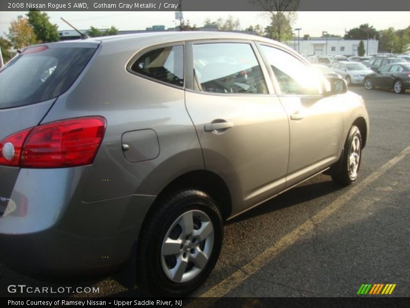 Gotham Gray Metallic / Gray 2008 Nissan Rogue S AWD