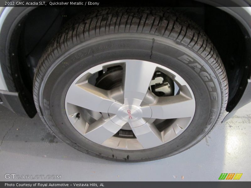 Quicksilver Metallic / Ebony 2012 GMC Acadia SLT