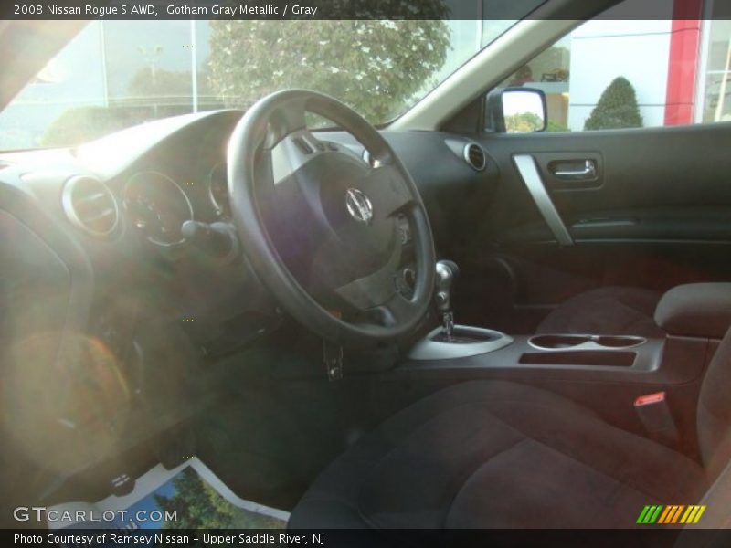 Gotham Gray Metallic / Gray 2008 Nissan Rogue S AWD