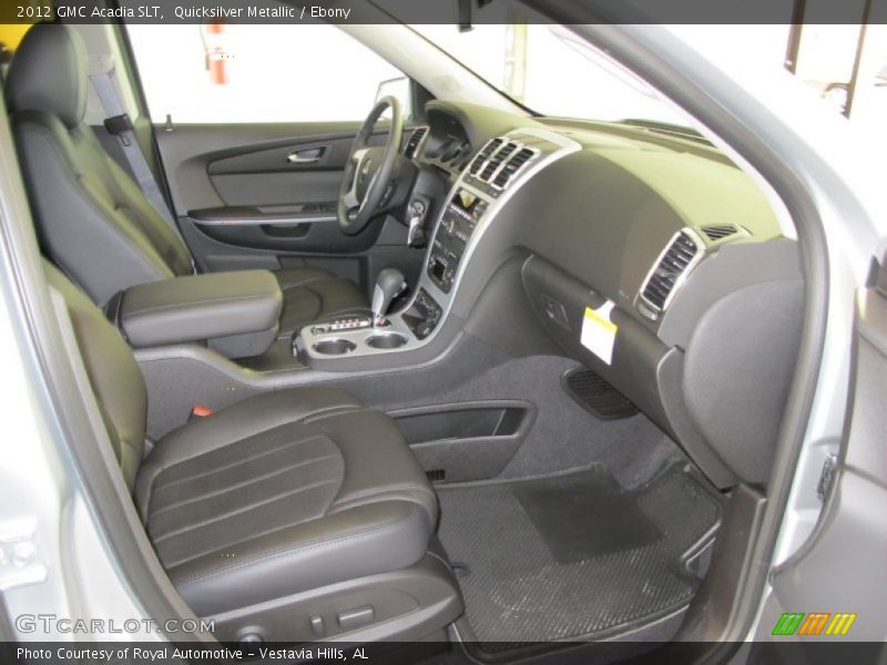 Quicksilver Metallic / Ebony 2012 GMC Acadia SLT