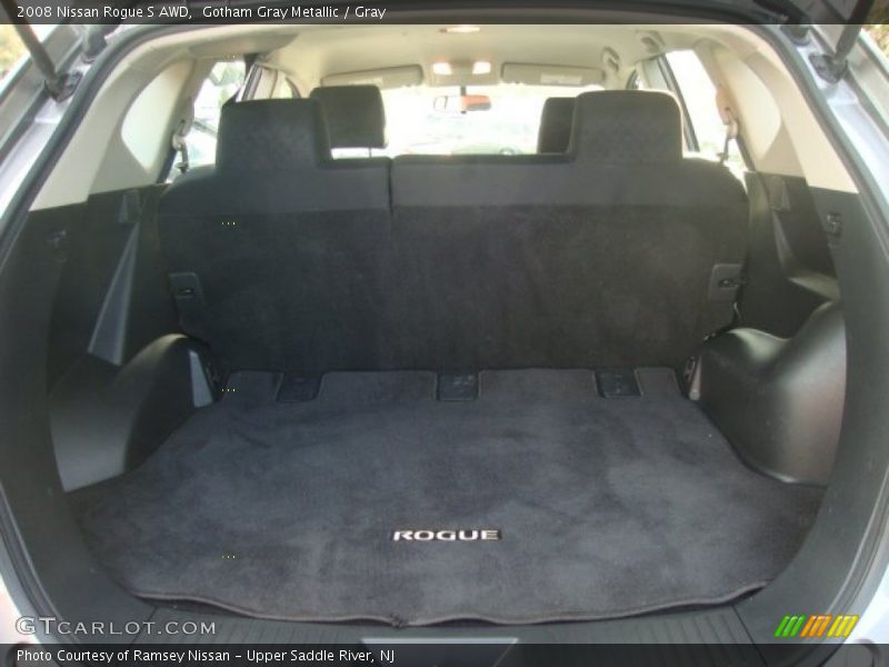 Gotham Gray Metallic / Gray 2008 Nissan Rogue S AWD