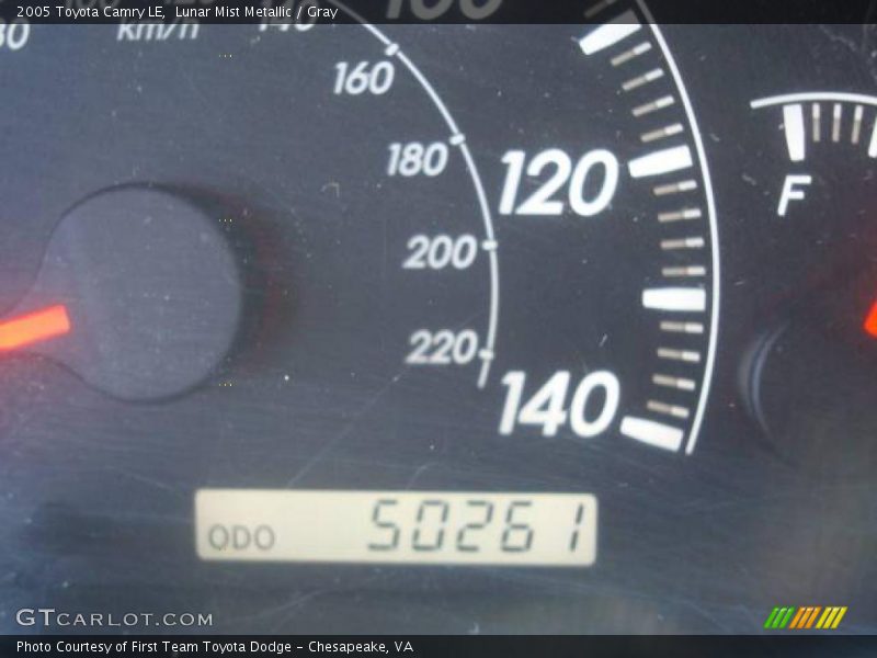 Lunar Mist Metallic / Gray 2005 Toyota Camry LE