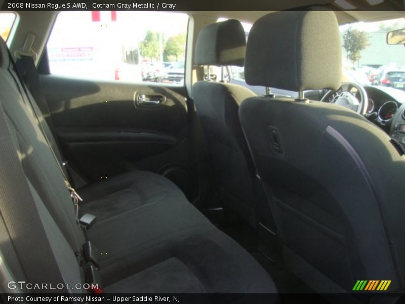 Gotham Gray Metallic / Gray 2008 Nissan Rogue S AWD
