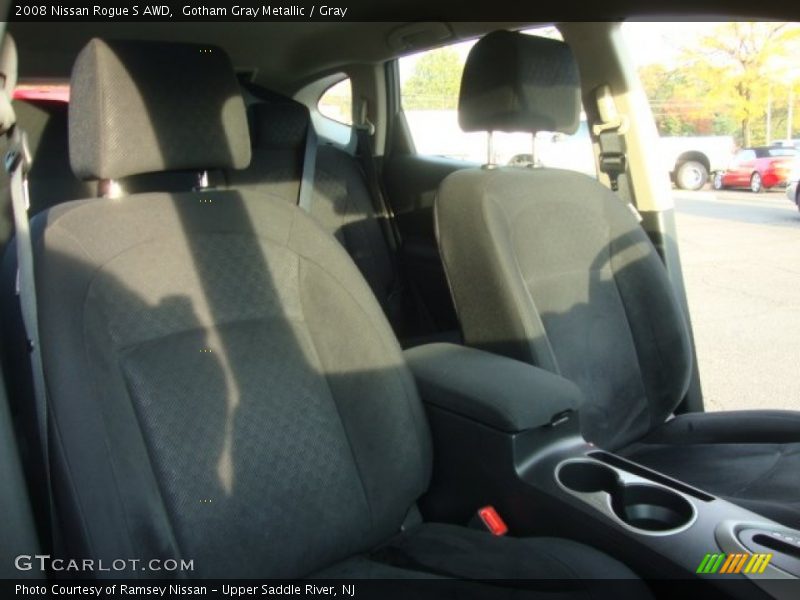 Gotham Gray Metallic / Gray 2008 Nissan Rogue S AWD
