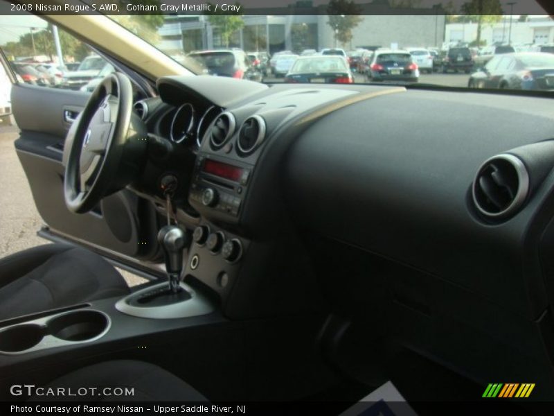 Gotham Gray Metallic / Gray 2008 Nissan Rogue S AWD