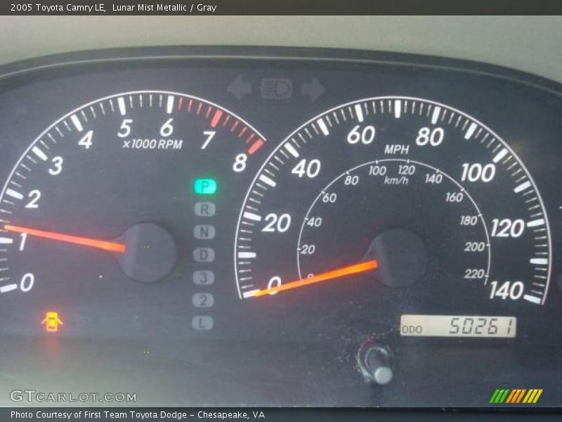 Lunar Mist Metallic / Gray 2005 Toyota Camry LE