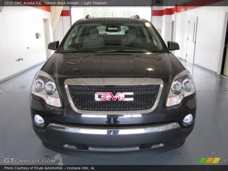 Carbon Black Metallic / Light Titanium 2012 GMC Acadia SLE