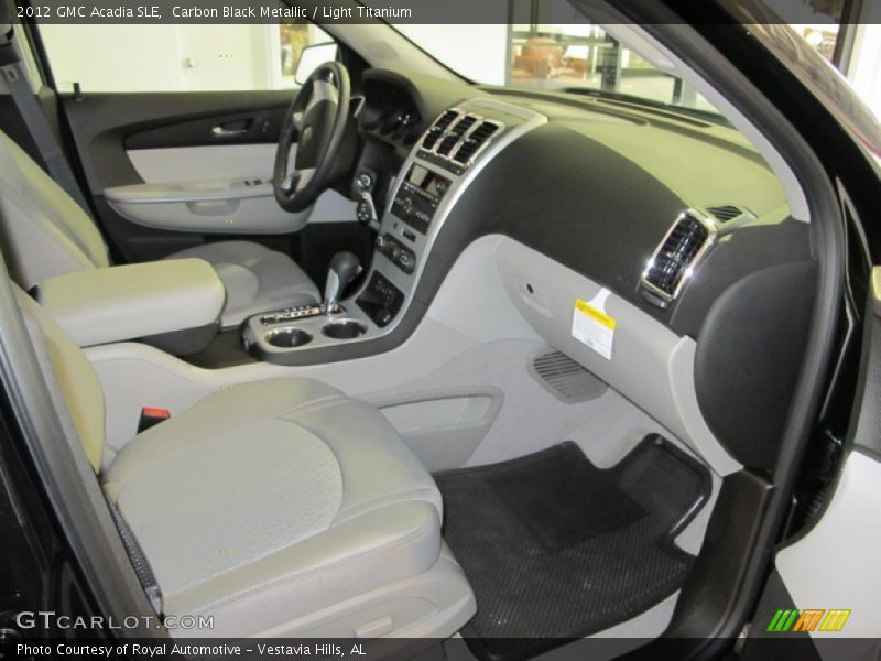Carbon Black Metallic / Light Titanium 2012 GMC Acadia SLE