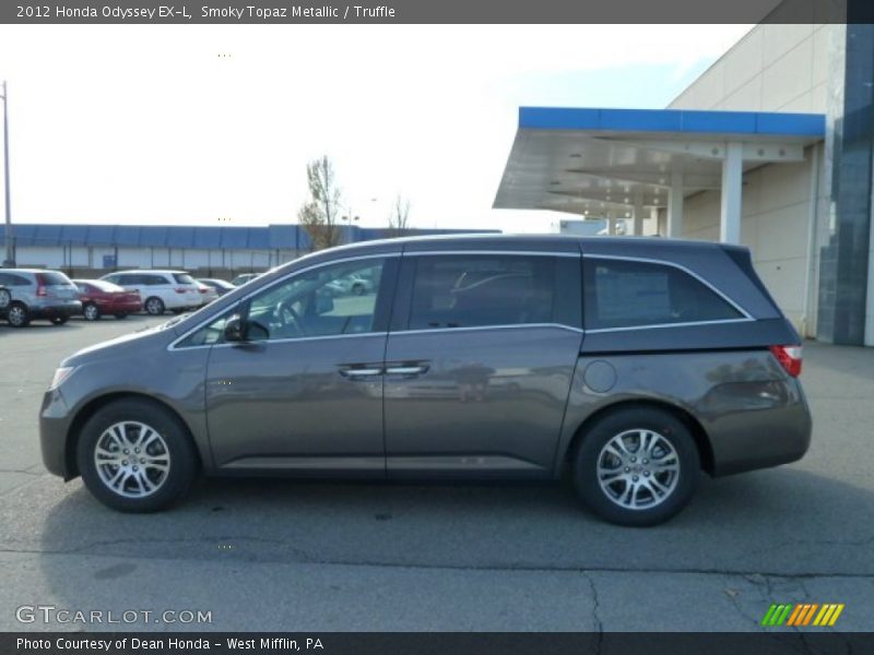 Smoky Topaz Metallic / Truffle 2012 Honda Odyssey EX-L