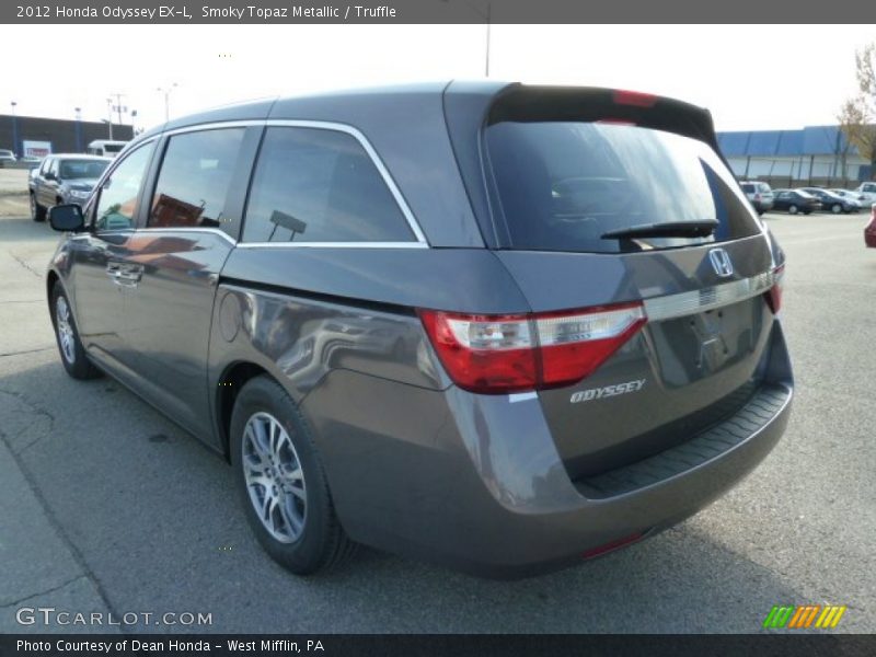 Smoky Topaz Metallic / Truffle 2012 Honda Odyssey EX-L