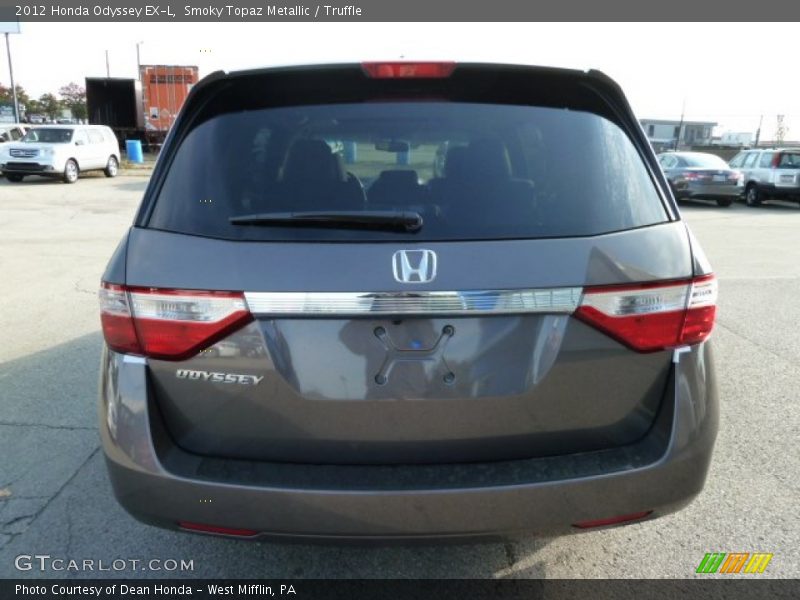 Smoky Topaz Metallic / Truffle 2012 Honda Odyssey EX-L