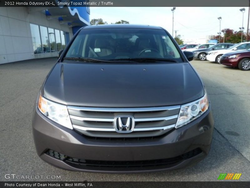 Smoky Topaz Metallic / Truffle 2012 Honda Odyssey EX-L