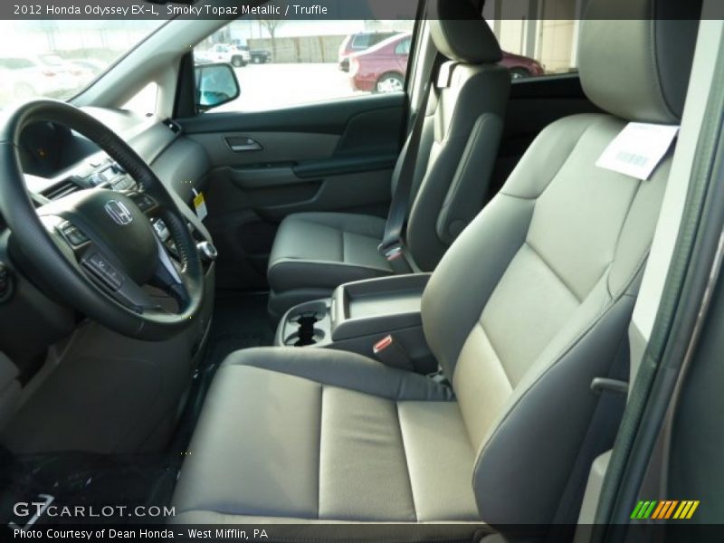 Smoky Topaz Metallic / Truffle 2012 Honda Odyssey EX-L