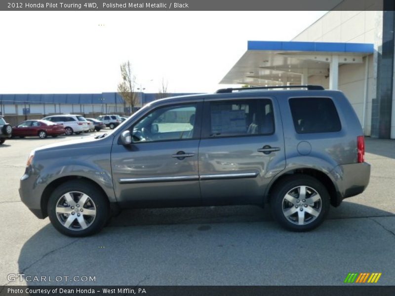 Polished Metal Metallic / Black 2012 Honda Pilot Touring 4WD