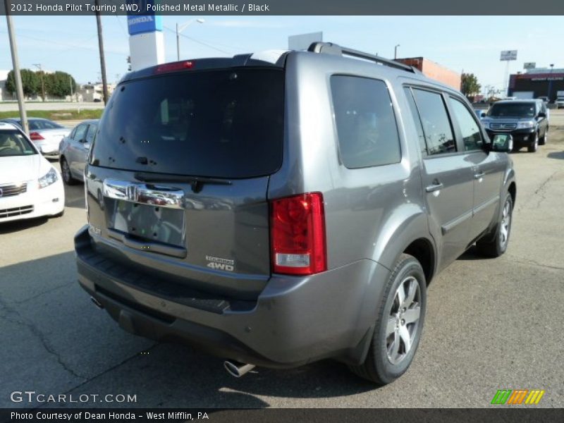 Polished Metal Metallic / Black 2012 Honda Pilot Touring 4WD