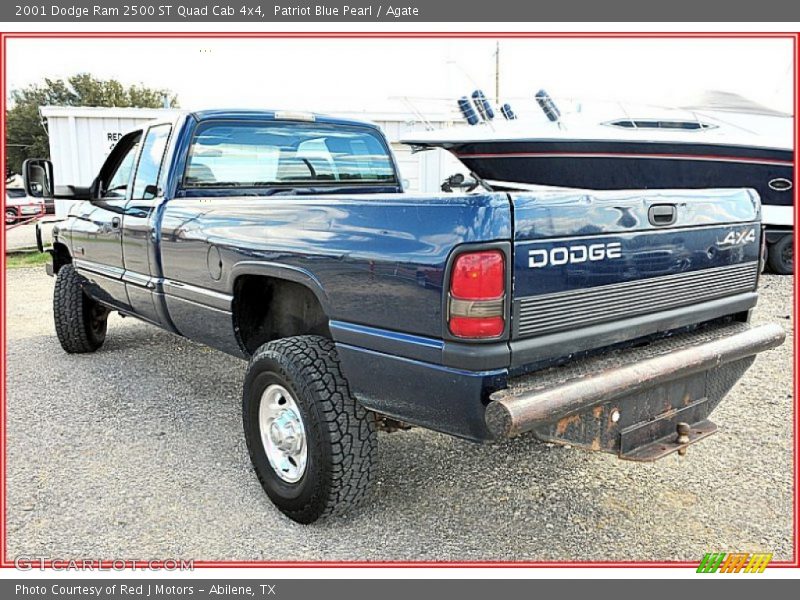 Patriot Blue Pearl / Agate 2001 Dodge Ram 2500 ST Quad Cab 4x4