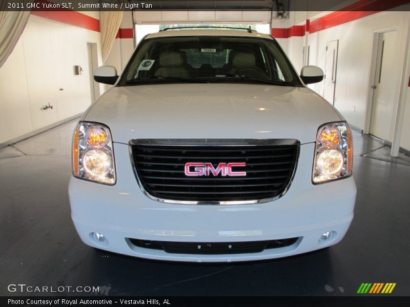 Summit White / Light Tan 2011 GMC Yukon SLT