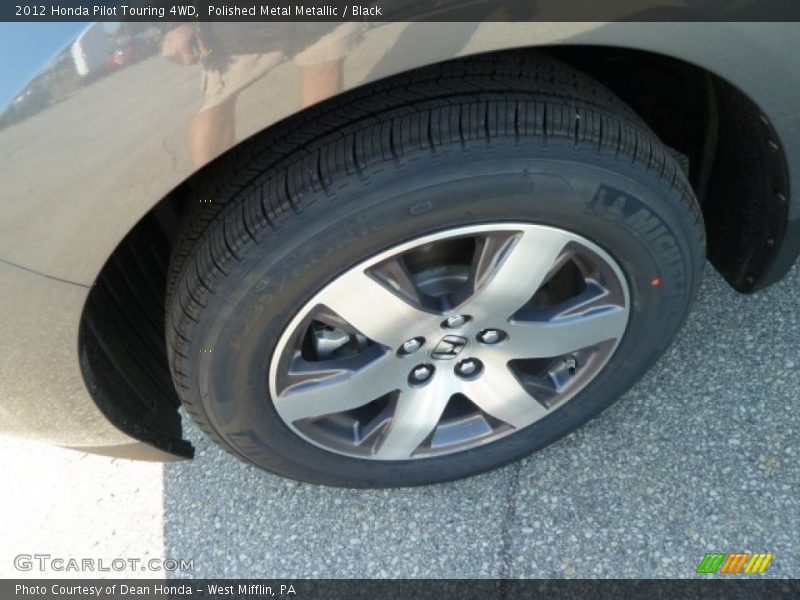 Polished Metal Metallic / Black 2012 Honda Pilot Touring 4WD