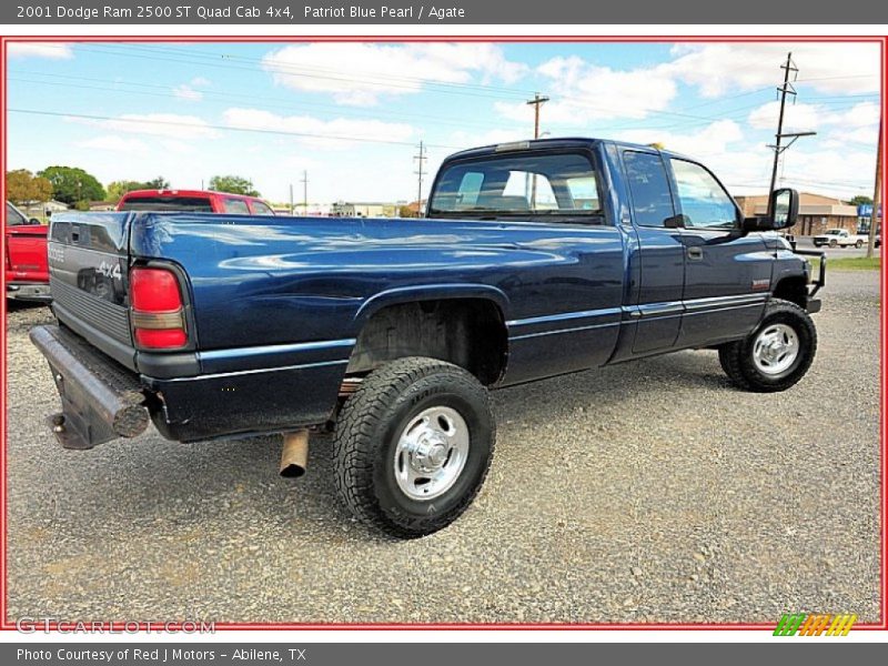 Patriot Blue Pearl / Agate 2001 Dodge Ram 2500 ST Quad Cab 4x4