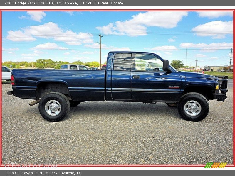 Patriot Blue Pearl / Agate 2001 Dodge Ram 2500 ST Quad Cab 4x4