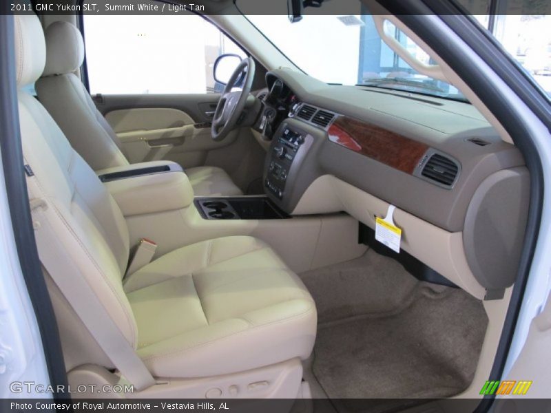 Summit White / Light Tan 2011 GMC Yukon SLT