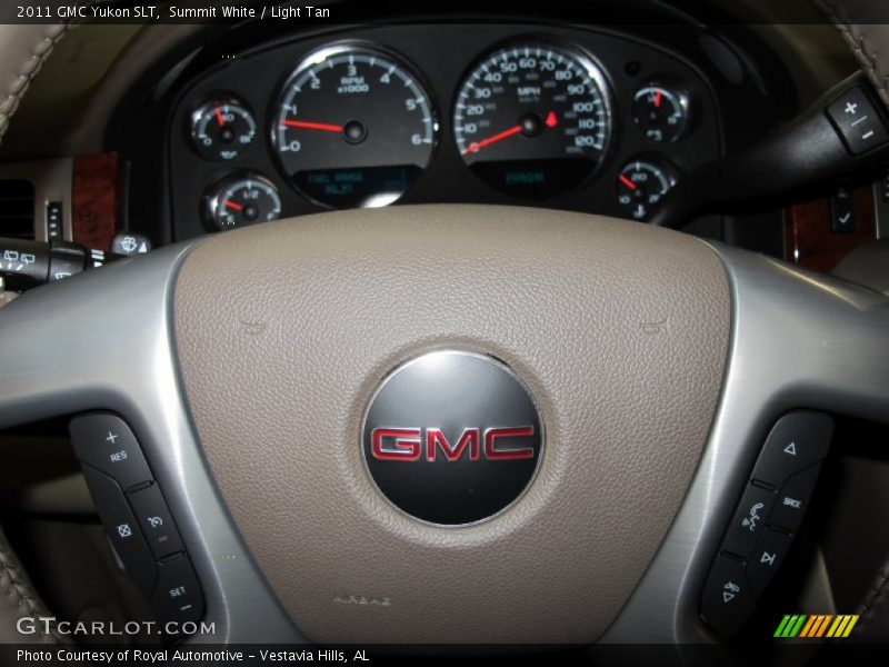 Summit White / Light Tan 2011 GMC Yukon SLT