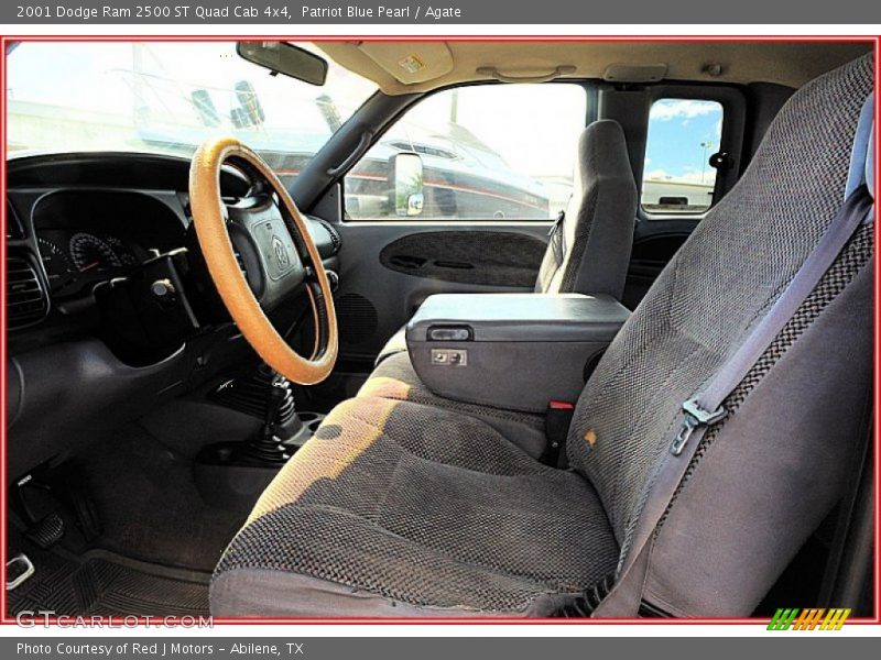 Patriot Blue Pearl / Agate 2001 Dodge Ram 2500 ST Quad Cab 4x4