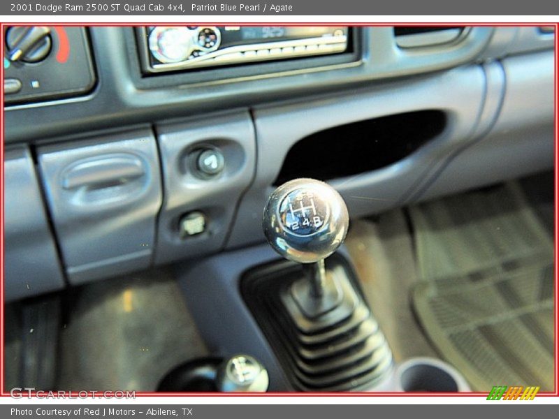 Patriot Blue Pearl / Agate 2001 Dodge Ram 2500 ST Quad Cab 4x4