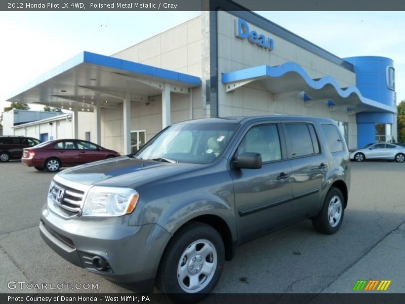 Polished Metal Metallic / Gray 2012 Honda Pilot LX 4WD