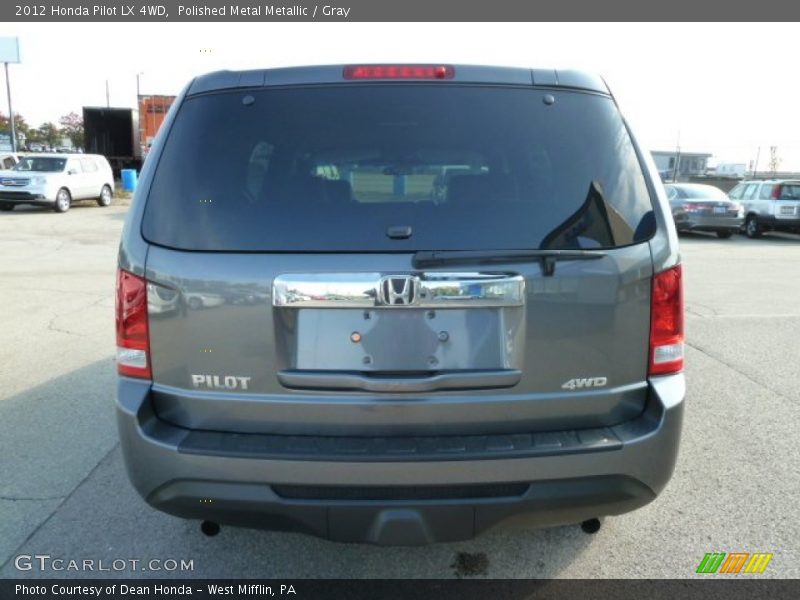 Polished Metal Metallic / Gray 2012 Honda Pilot LX 4WD