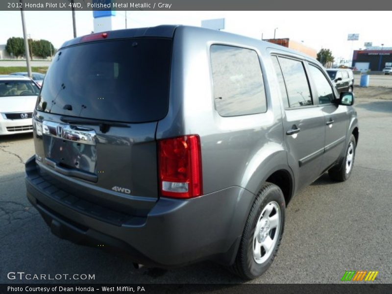 Polished Metal Metallic / Gray 2012 Honda Pilot LX 4WD