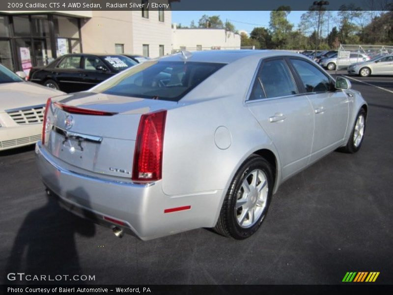 Radiant Silver / Ebony 2009 Cadillac CTS 4 AWD Sedan