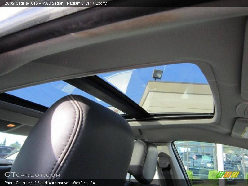 Radiant Silver / Ebony 2009 Cadillac CTS 4 AWD Sedan