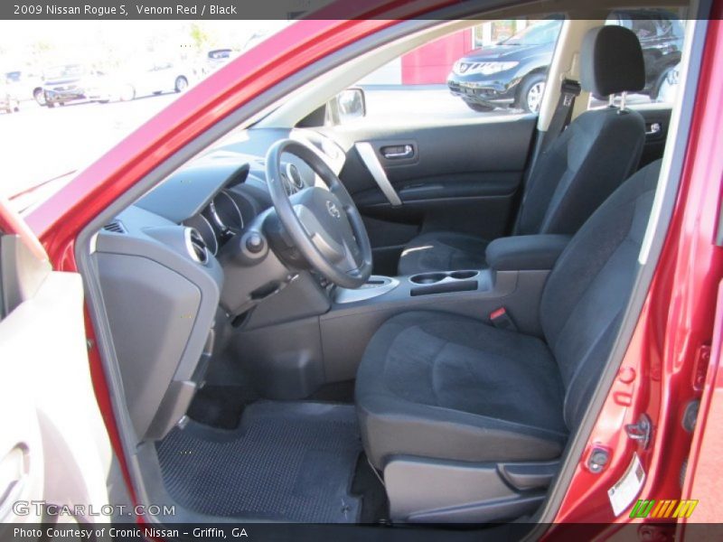Venom Red / Black 2009 Nissan Rogue S