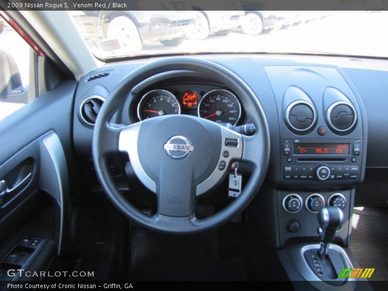 Venom Red / Black 2009 Nissan Rogue S