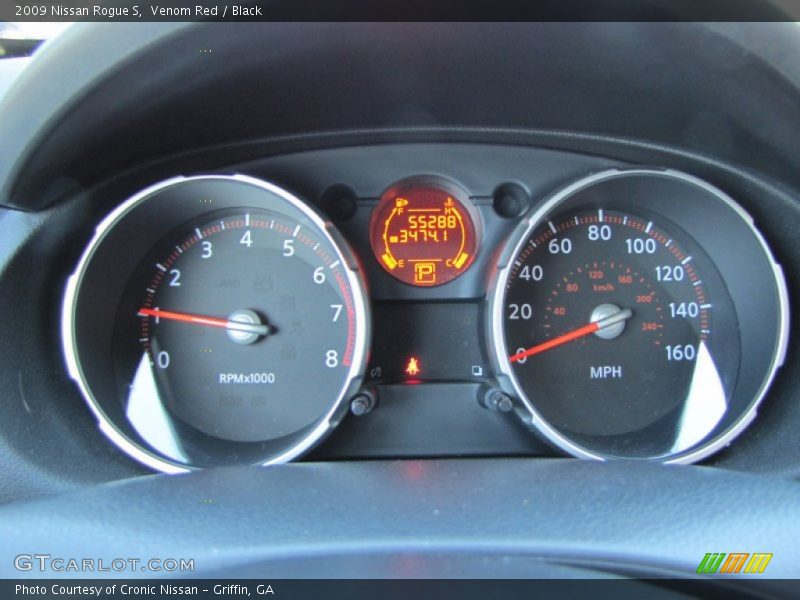 Venom Red / Black 2009 Nissan Rogue S
